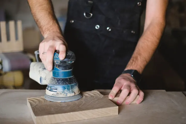 Détail d’un projet en bois de palette